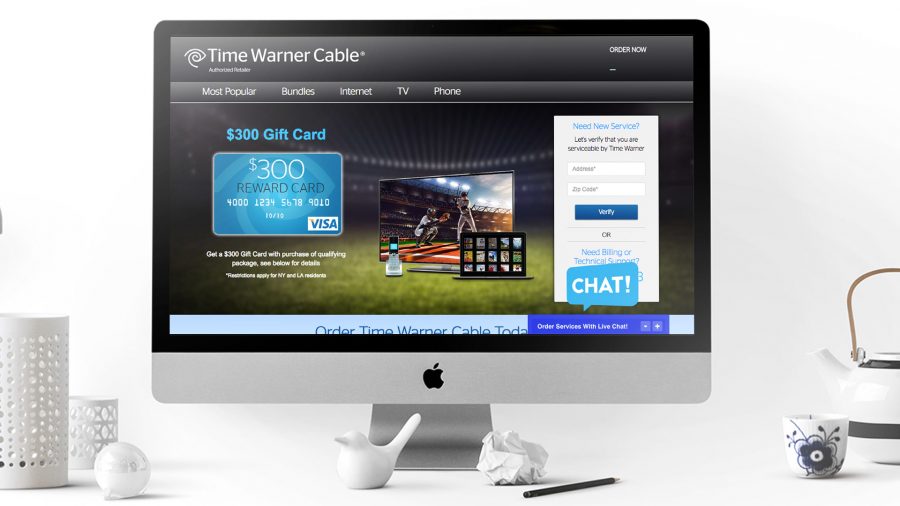 AGW Site Mac Screen Mockup Telecom Time Warner 900x506 - Telecom Retailers